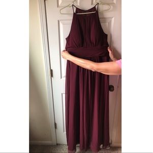Azazie Bonnie dress! Cabernet, Size C / 10
